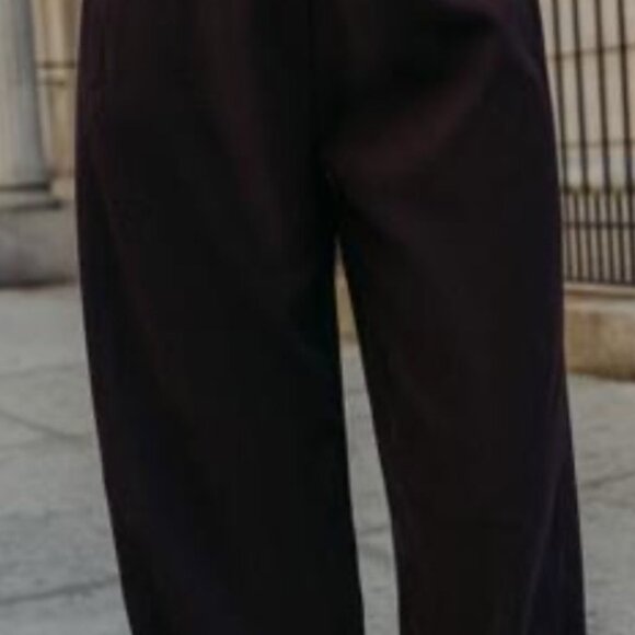 Zara Womens Black Drawstring Pants Size M - Picture 1 of 6